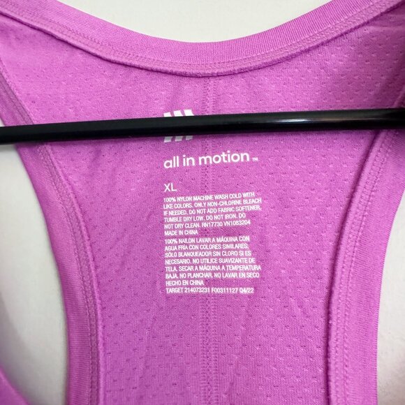 NEW All in Motion Seamless Racerback Tank - Purple - Size XL - Picture 4 of 5